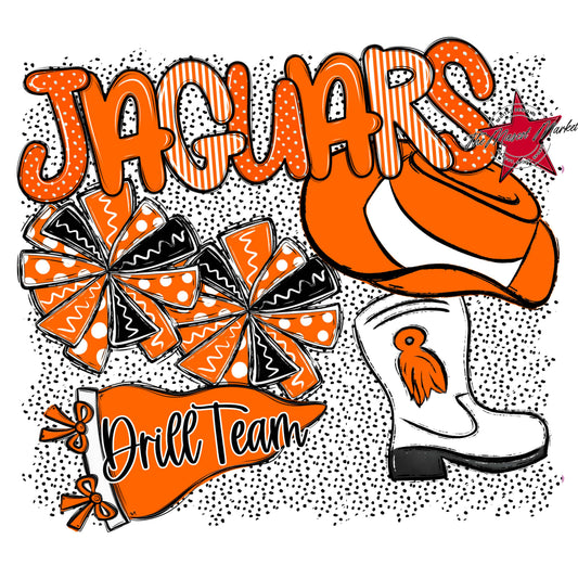 Jaguars Drillteam Spirit-Orange