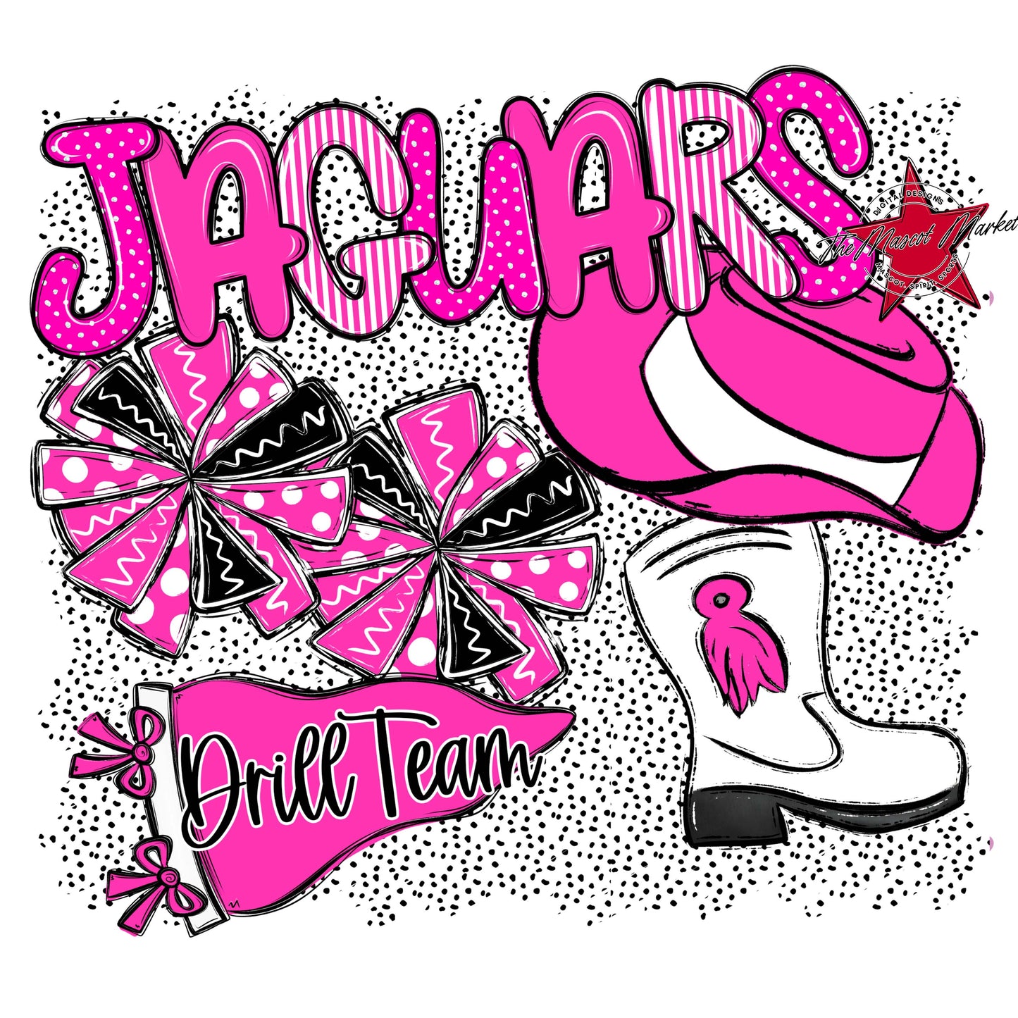 Jaguars Drillteam Spirit-Pink