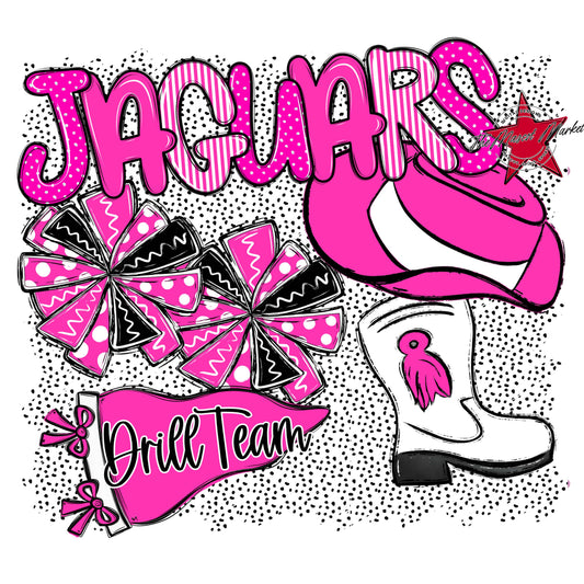 Jaguars Drillteam Spirit-Pink