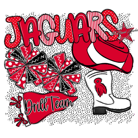 Jaguars Drillteam Spirit-Red