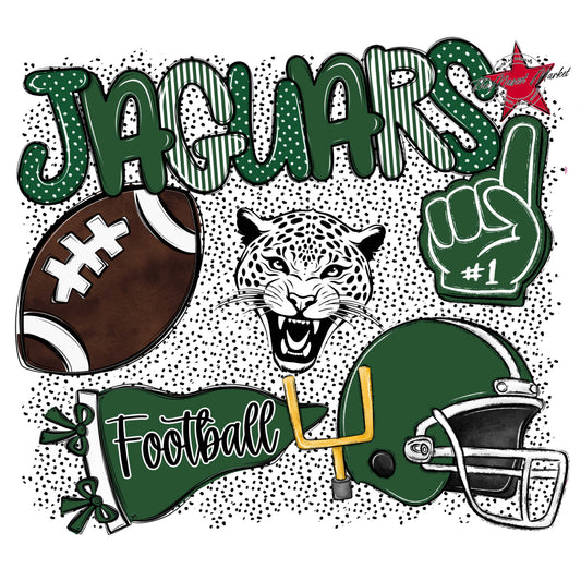 Jaguars Football Spirit-Green