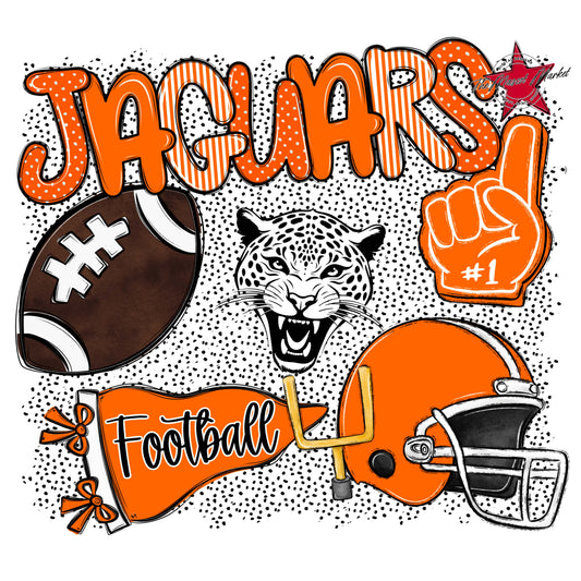 Jaguars Football Spirit-Orange