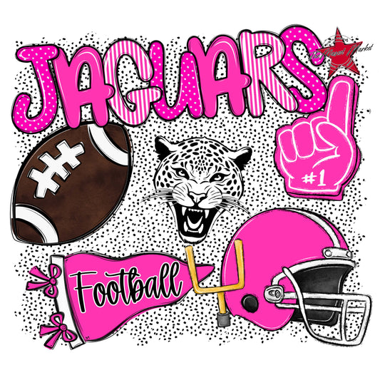 Jaguars Football Spirit-Pink