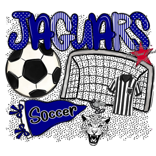 Jaguars Soccer Spirit-Blue
