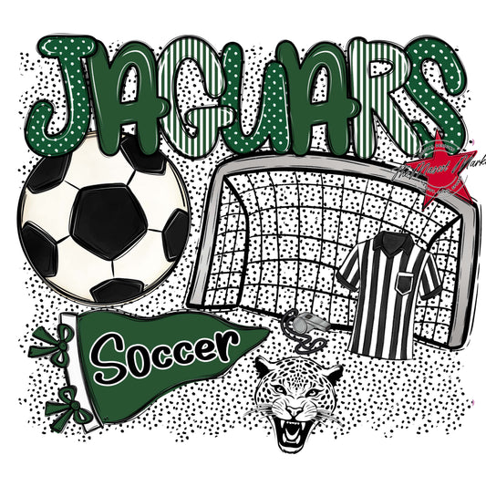 Jaguars Soccer Spirit-Green