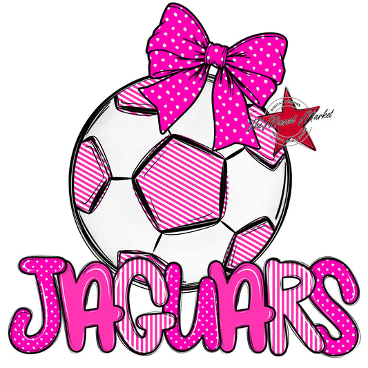 Jaguars Soccer Spirit Design-Pink