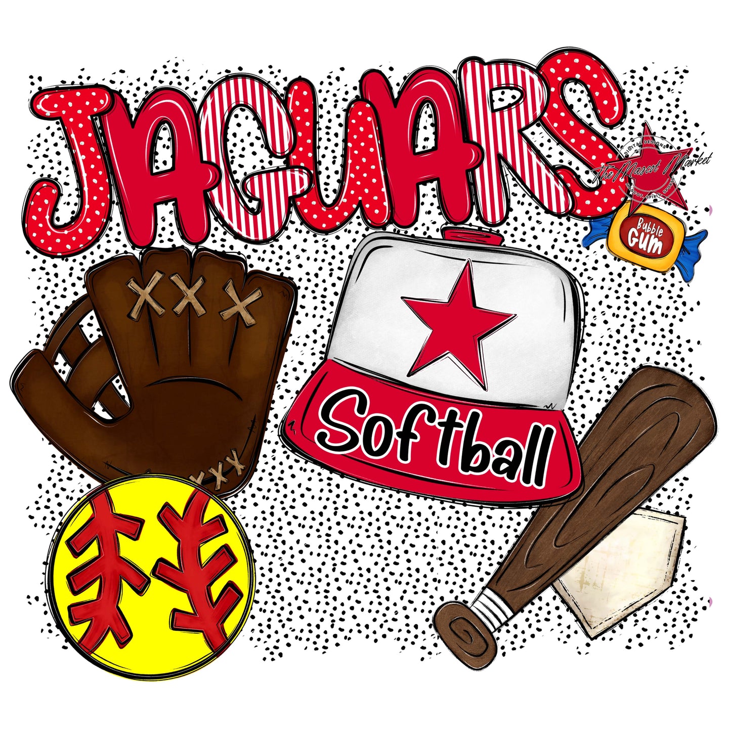 Jaguars Softball Spirit-Red