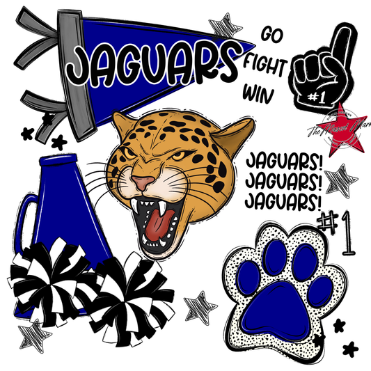 Jaguars Spirit Design-Blue