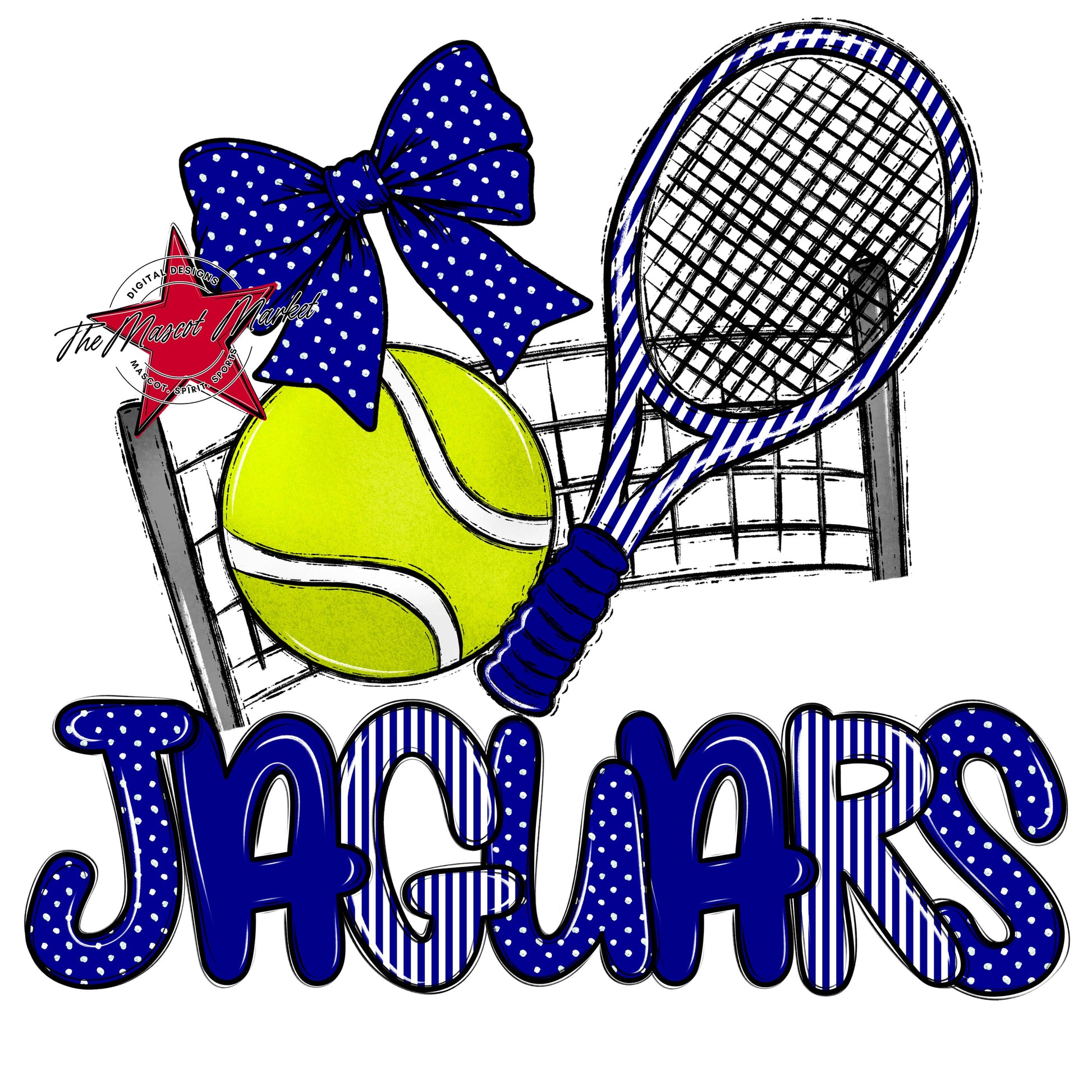 Jaguars Tennis Spirit Design-Blue