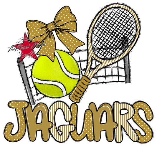 Jaguars Tennis Spirit Design-Gold