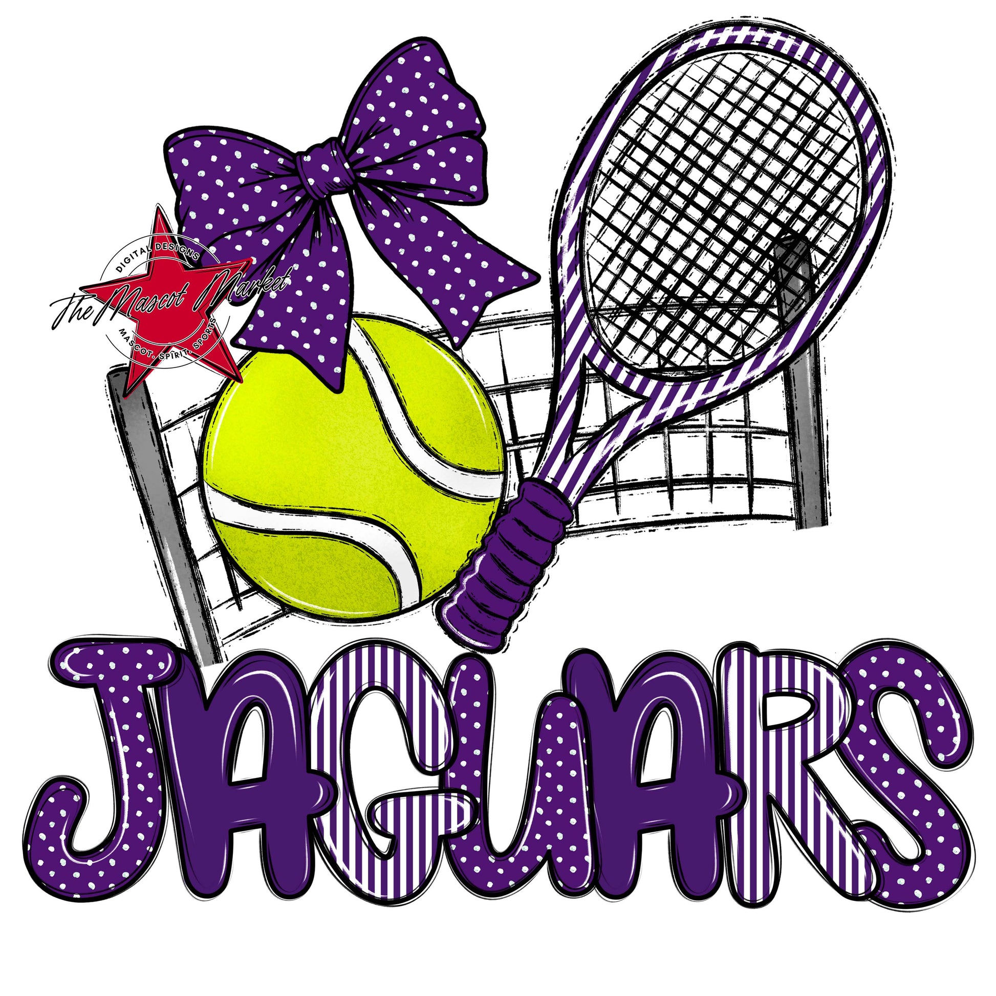 Jaguars Tennis Spirit Design-Purple