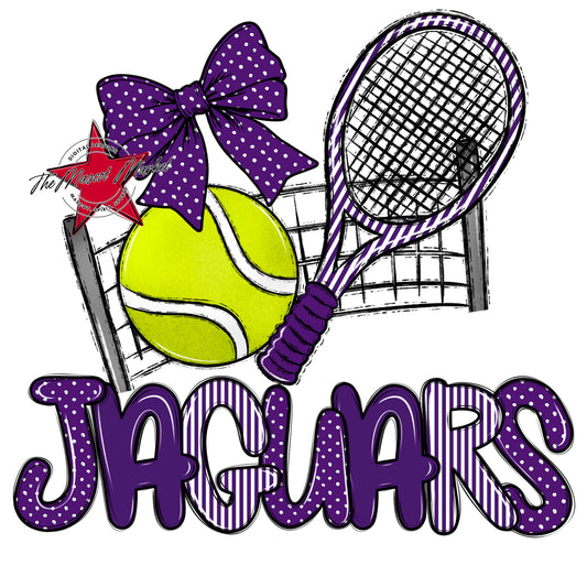 Jaguars Tennis Spirit Design-Purple