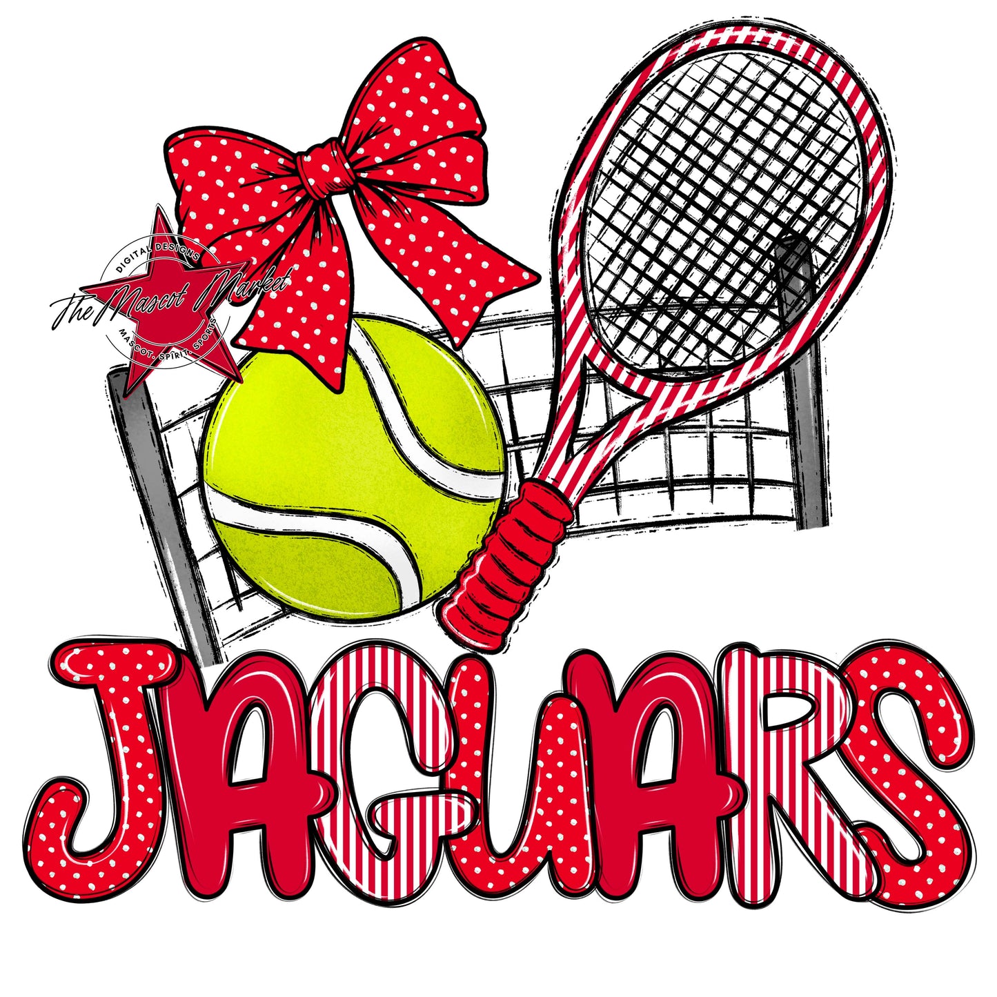 Jaguars Tennis Spirit Design-Red