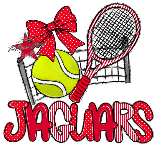 Jaguars Tennis Spirit Design-Red