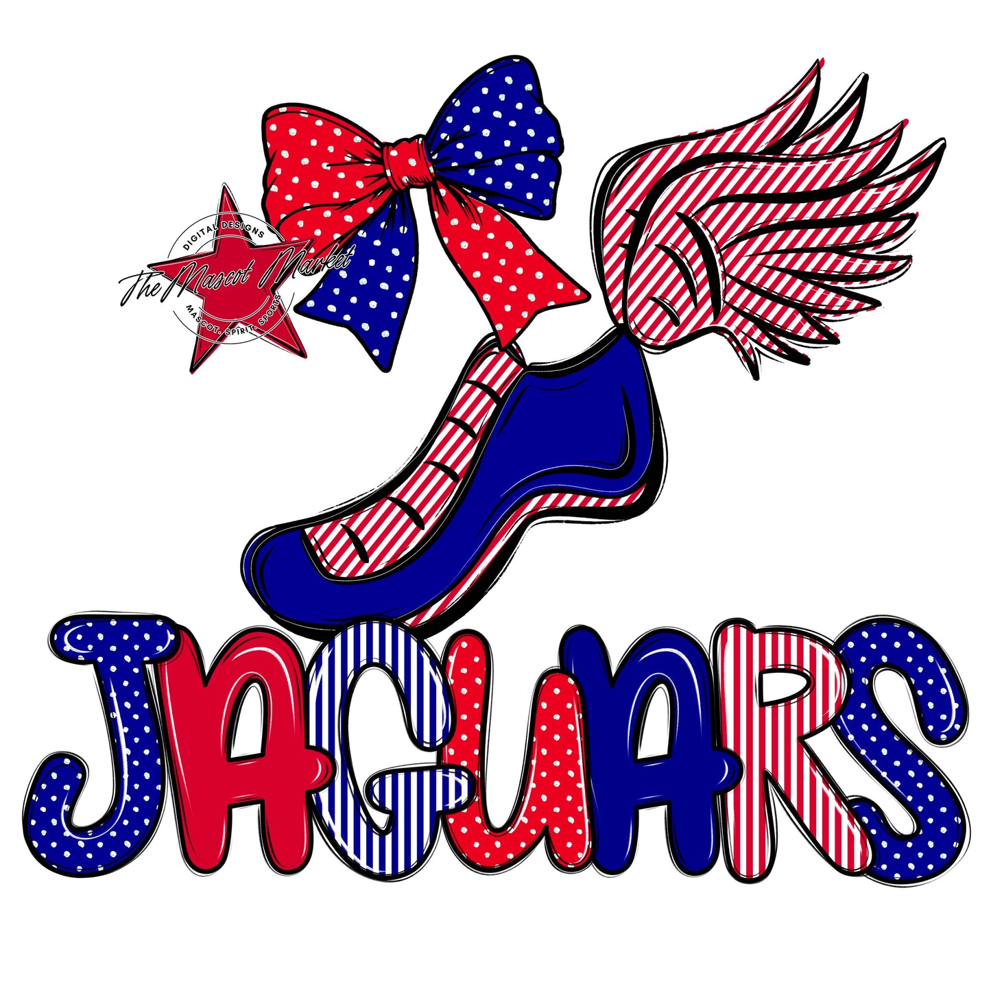 Jaguars Track Spirit Design-Blue & Red