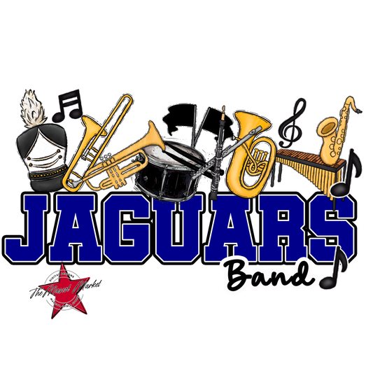Jaguars Varsity Band-Blue