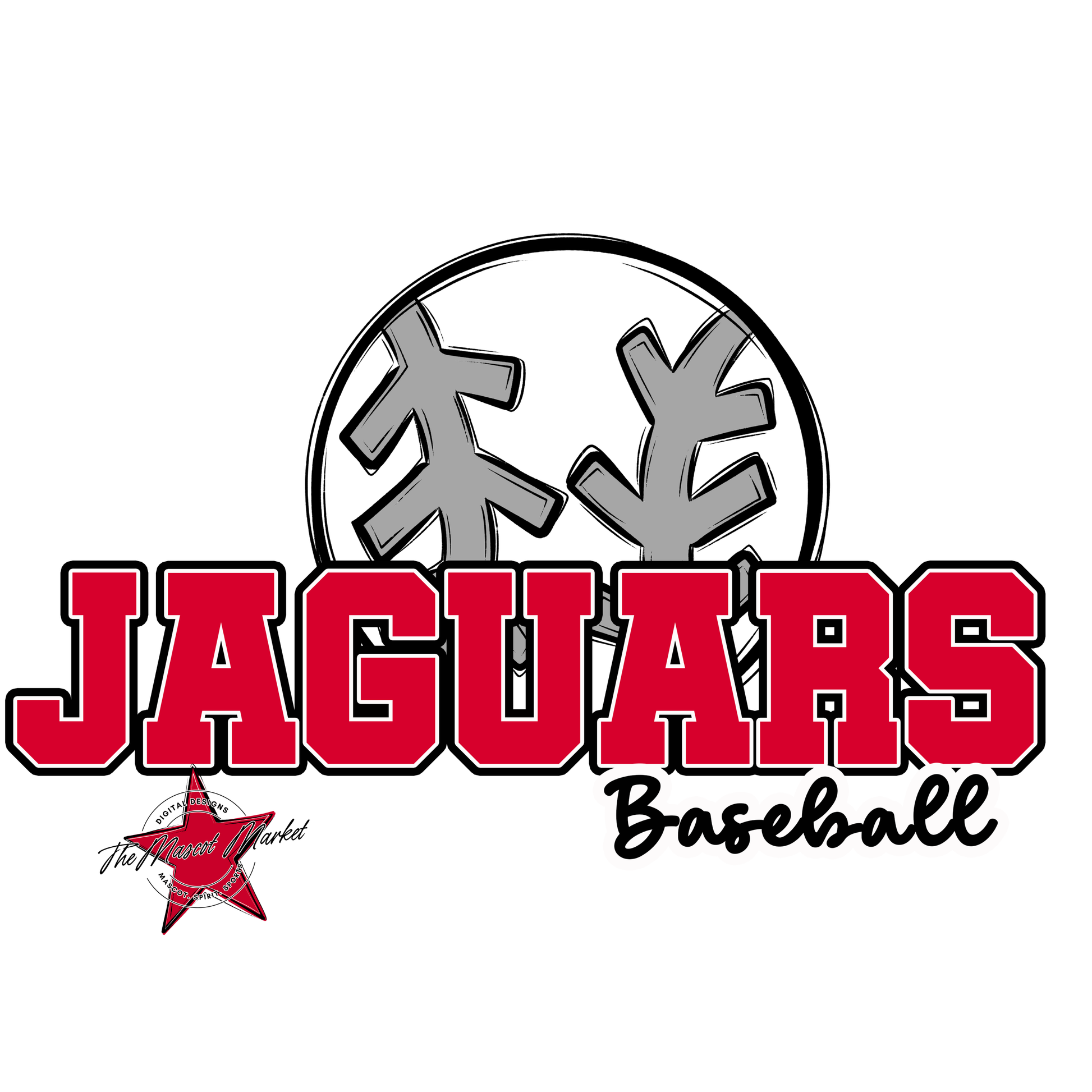 Jaguars Varsity Baseball-Red