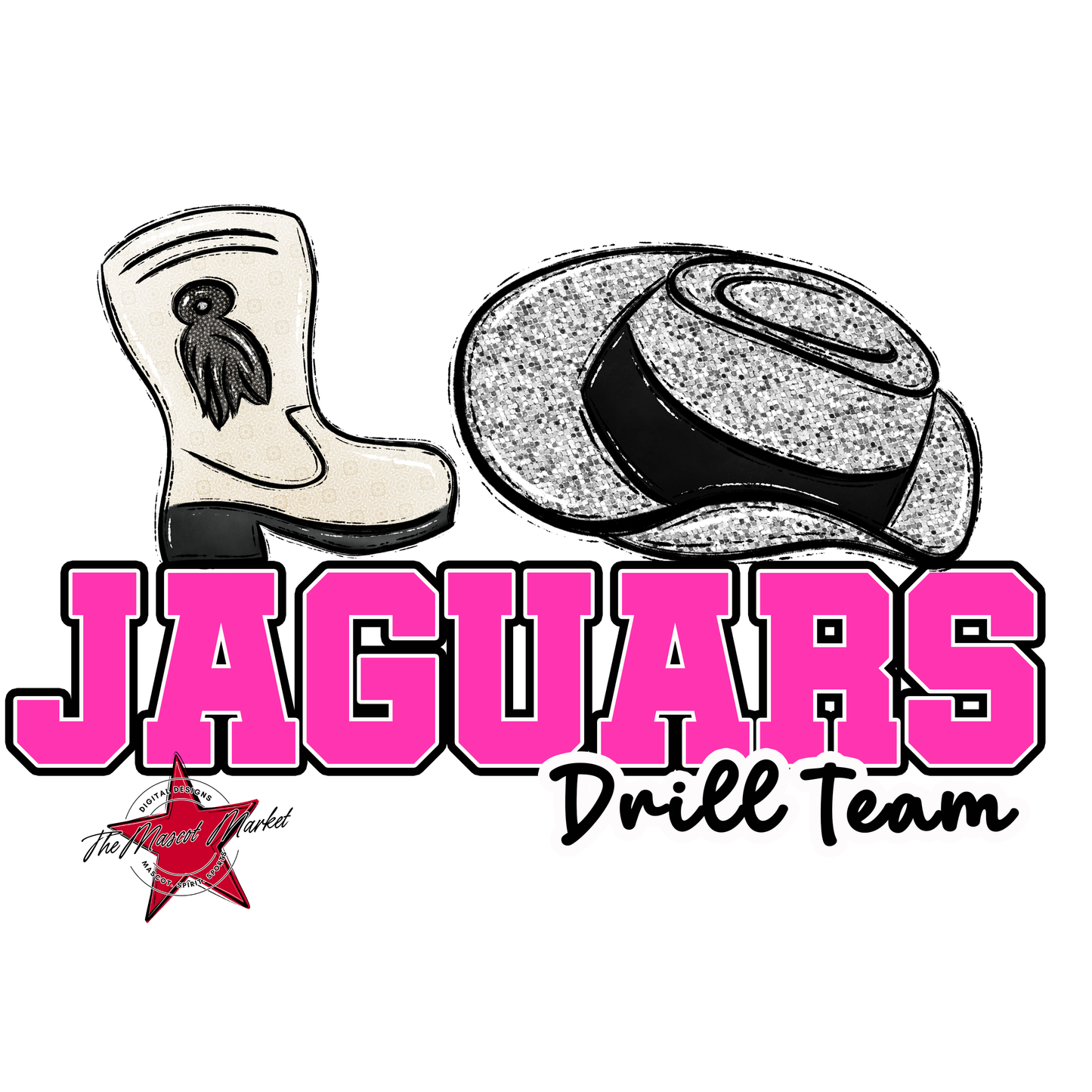 Jaguars Varsity Drillteam-Pink