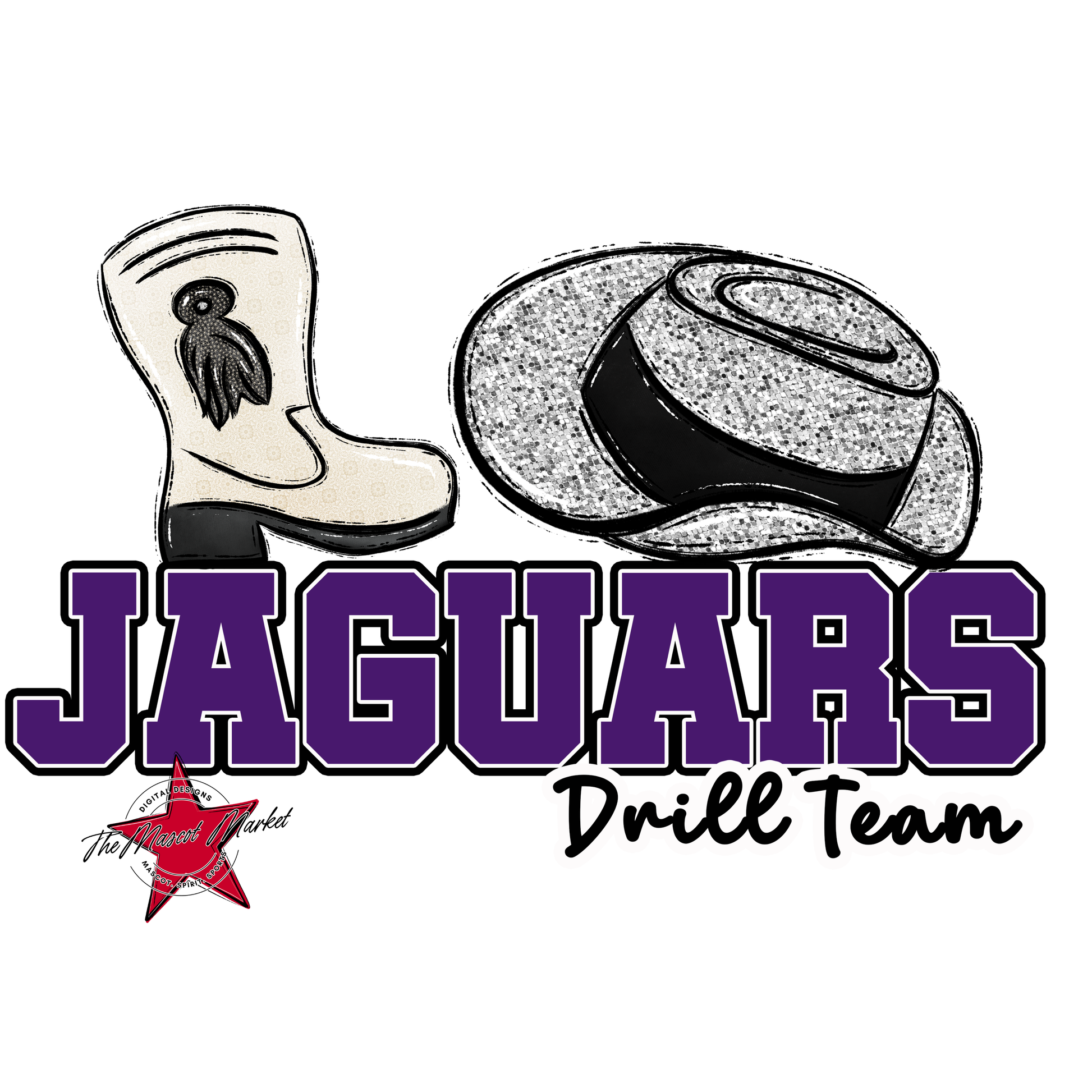 Jaguars Varsity Drillteam-Purple