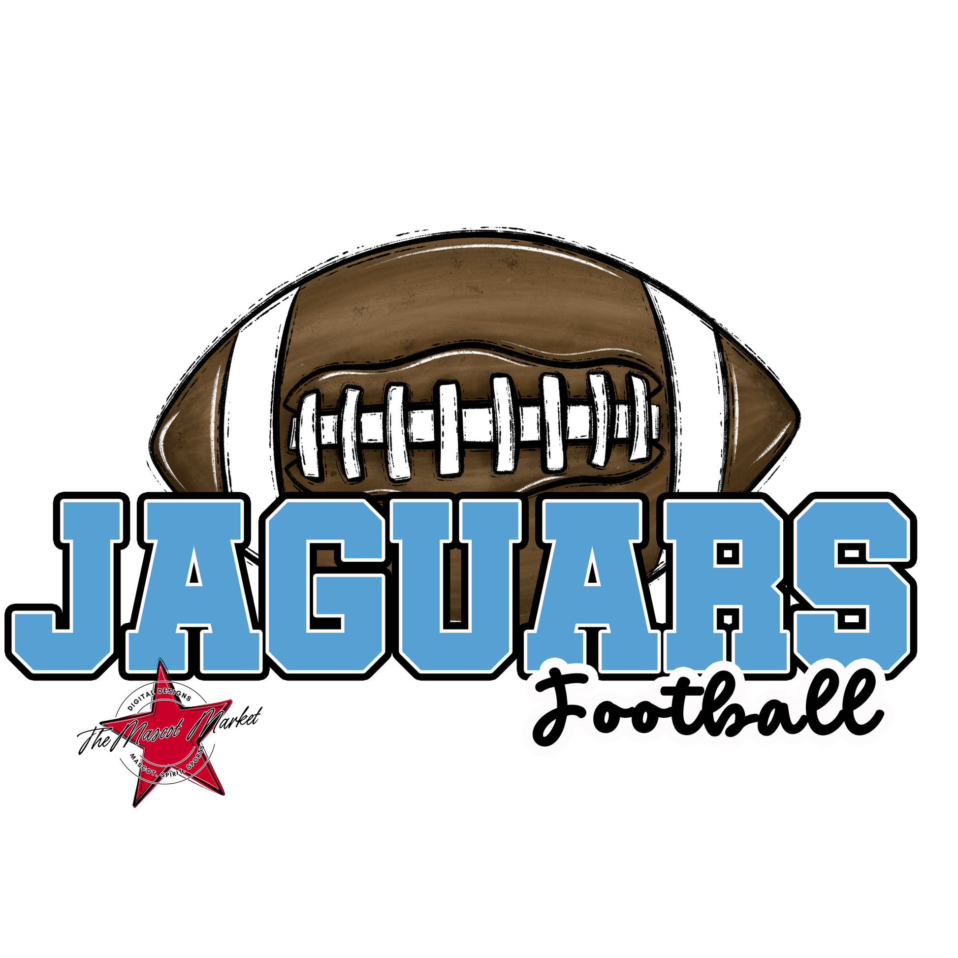 Jaguars Varsity Football-Carolina Blue