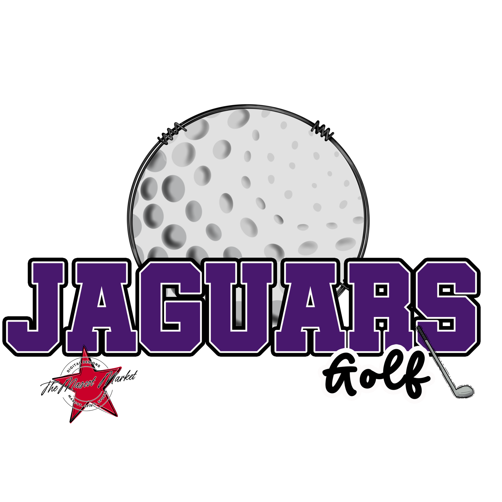Jaguars Varsity Golf-Purple