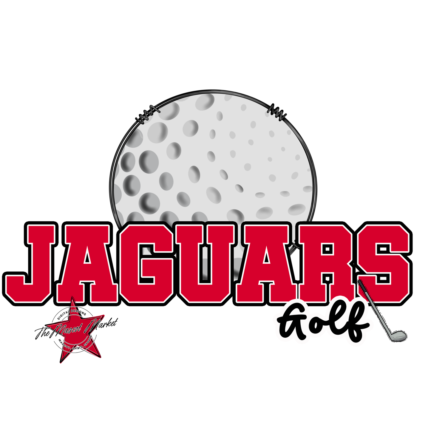 Jaguars Varsity Golf-Red