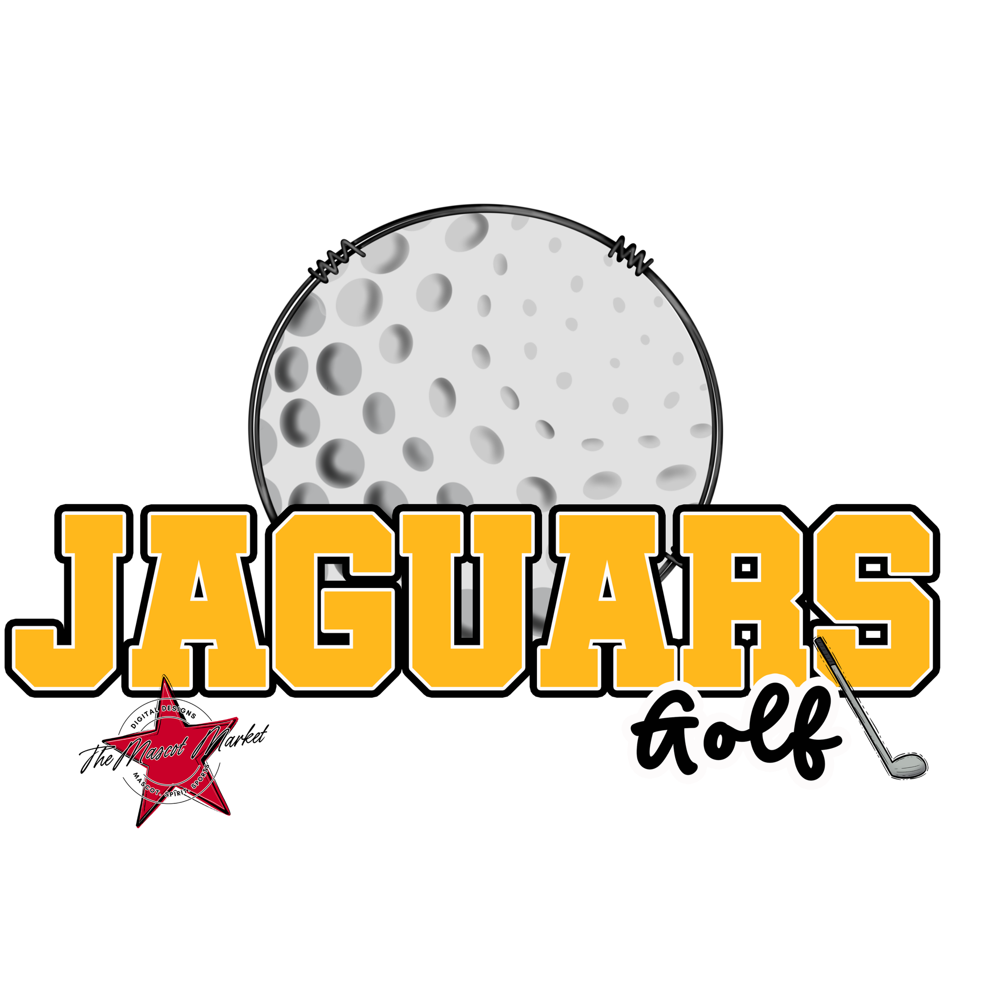 Jaguars Varsity Golf-Yellow