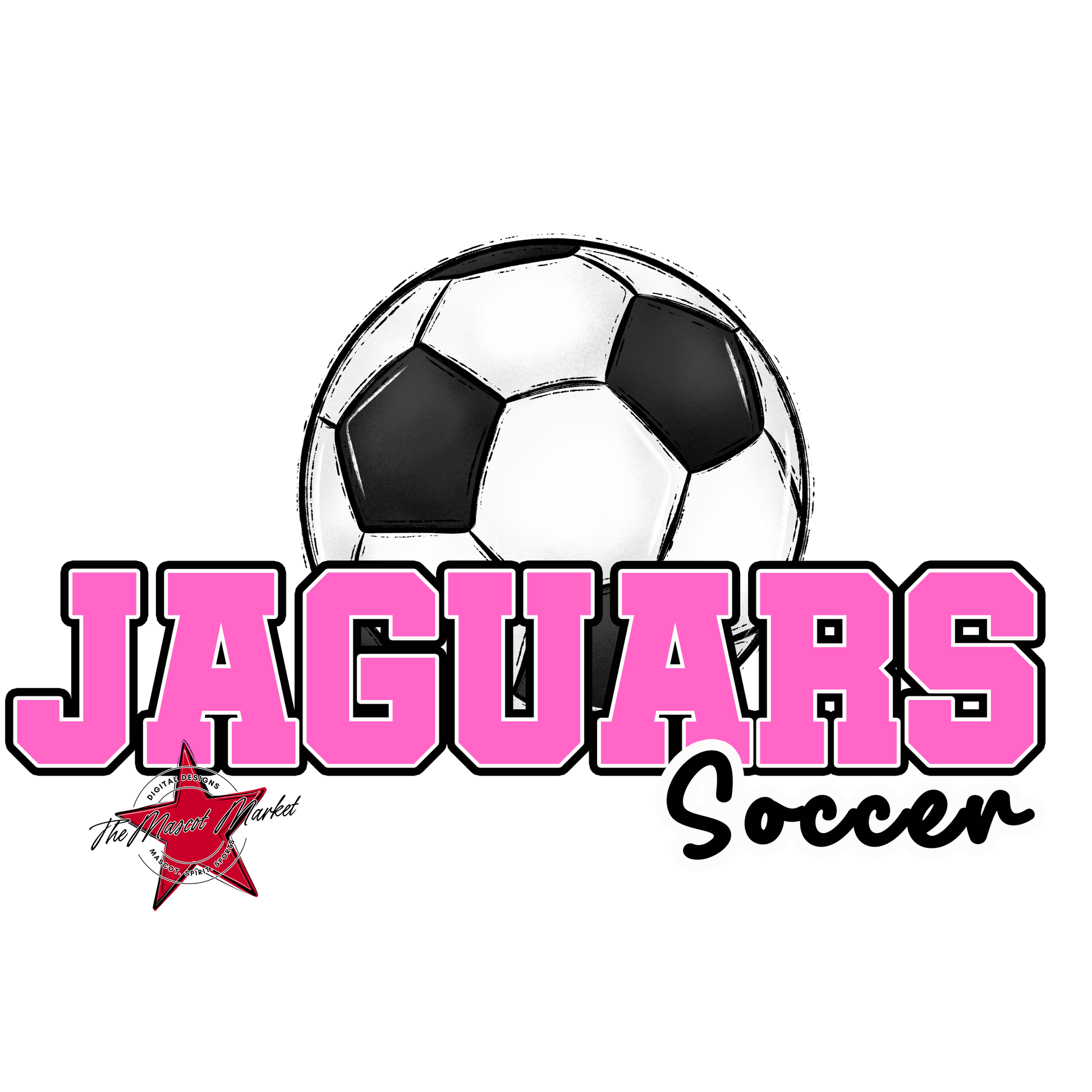 Jaguars Varsity Soccer-Baby Pink