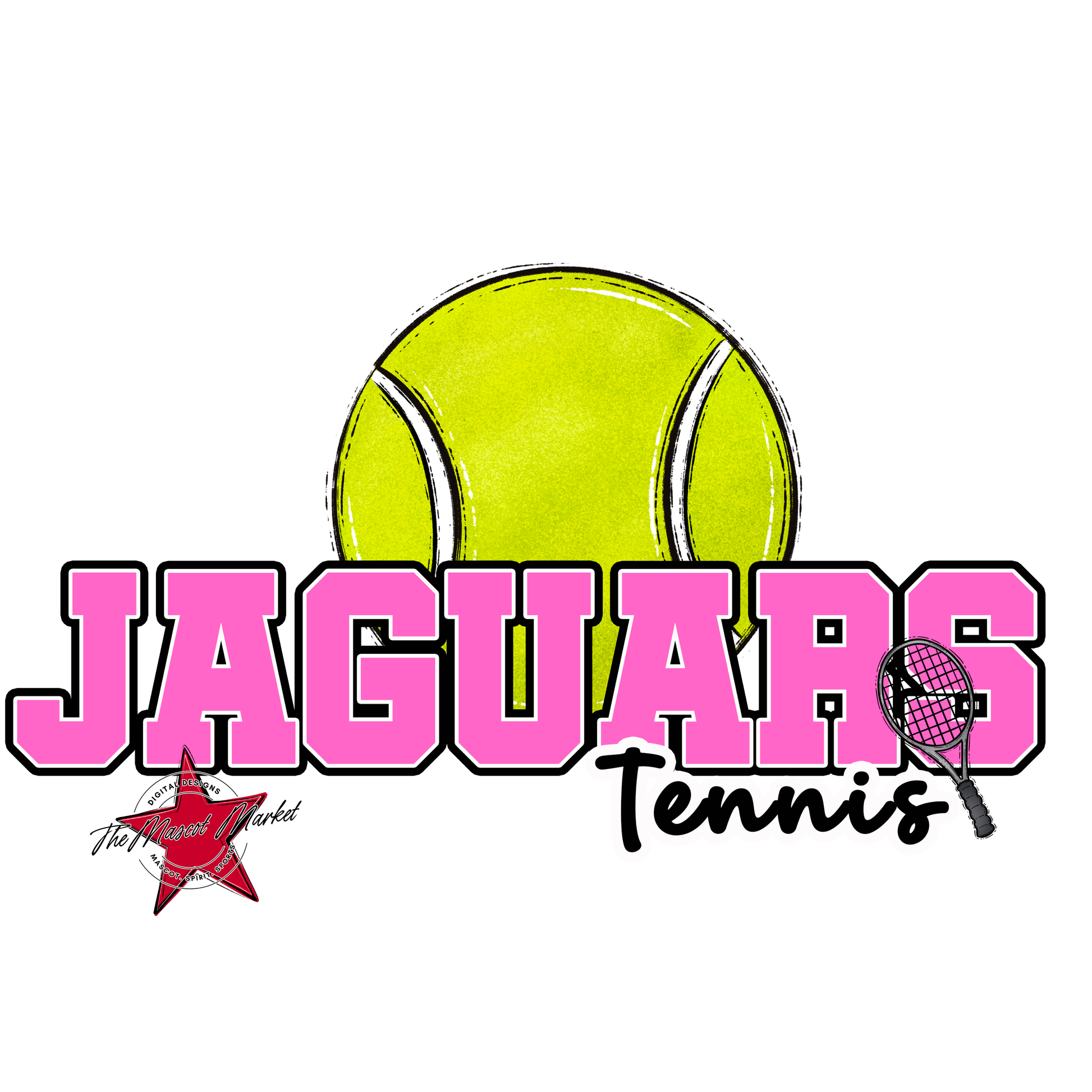 Jaguars Varsity Tennis-Baby Pink