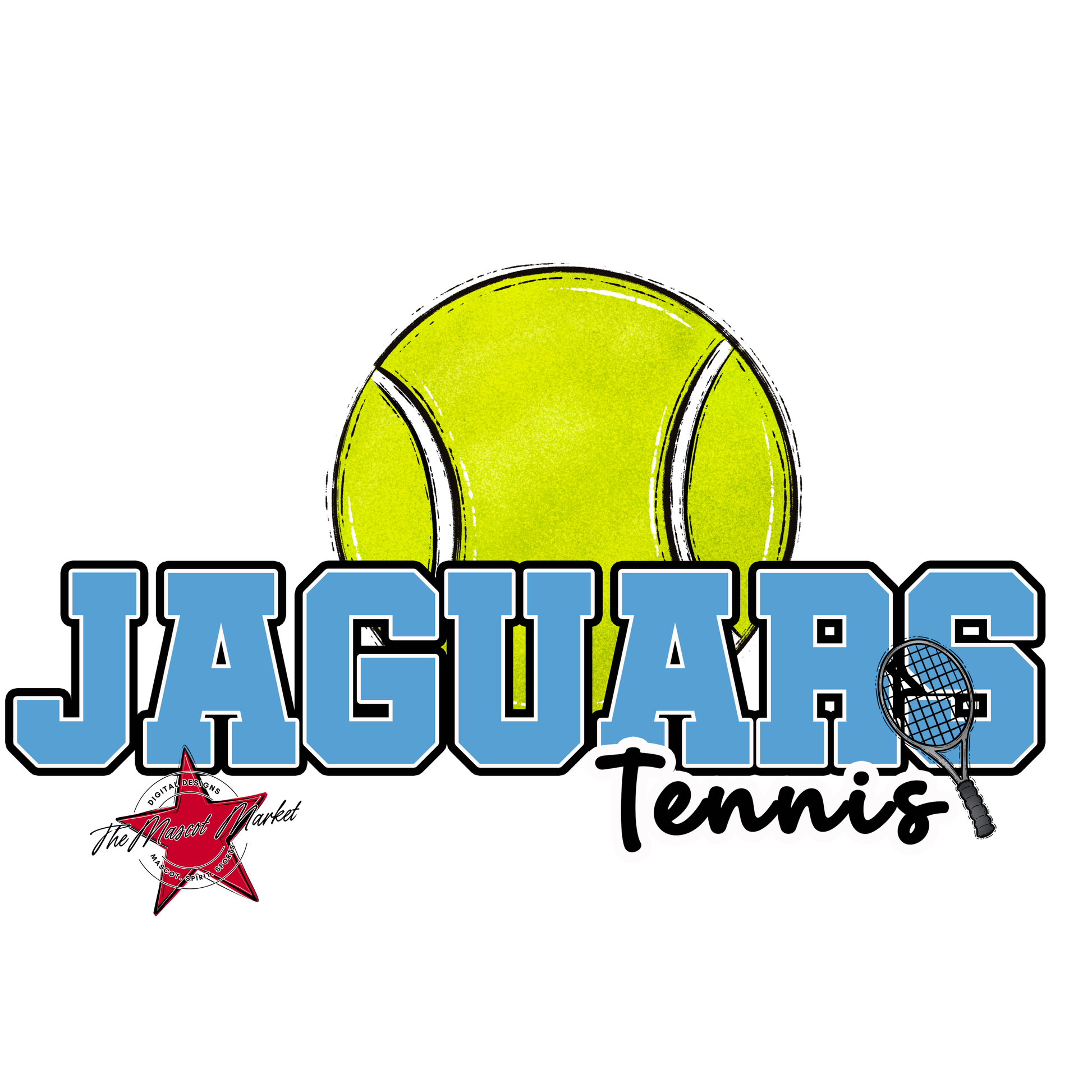 Jaguars Varsity Tennis-Carolina Blue