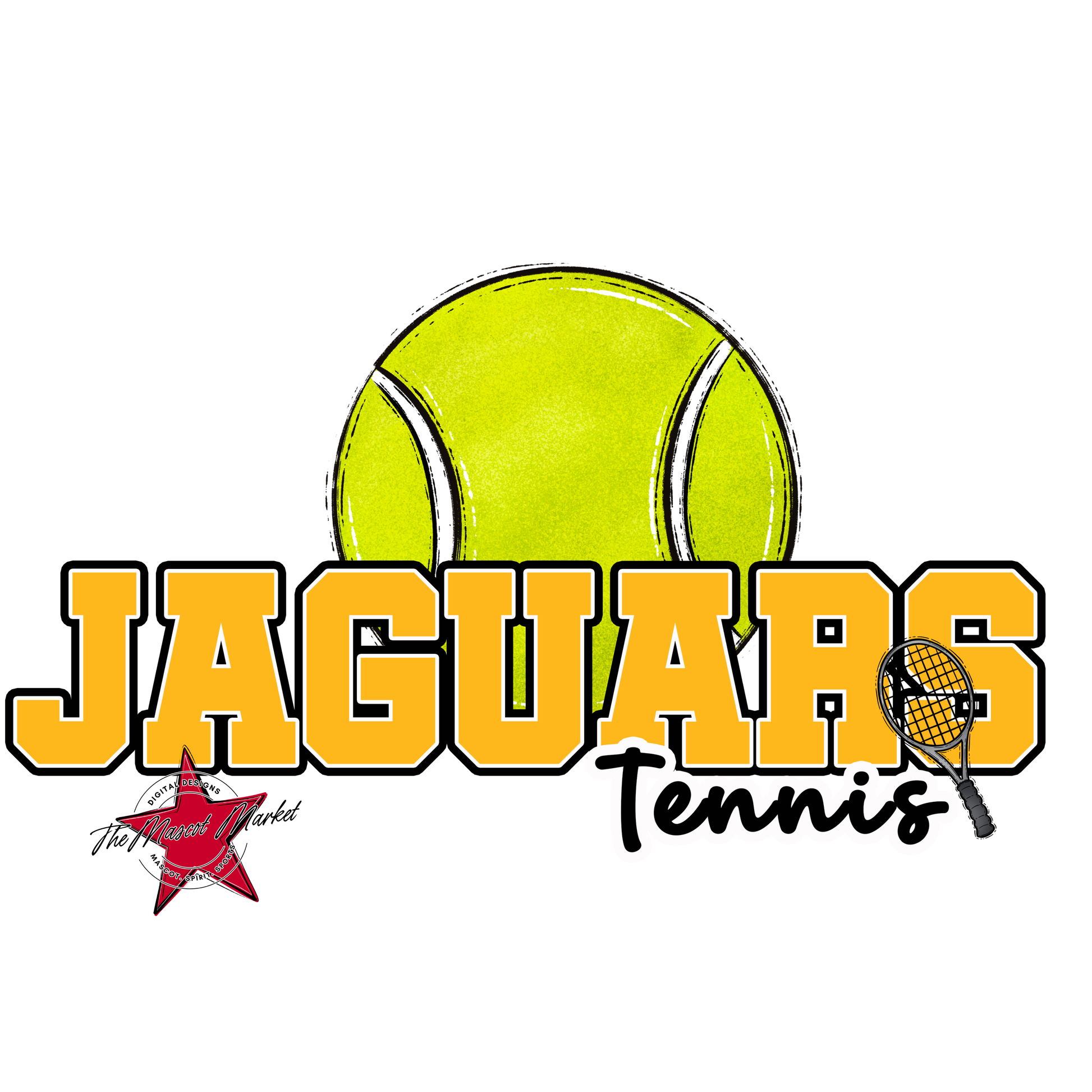 Jaguars Varsity Tennis-Yellow