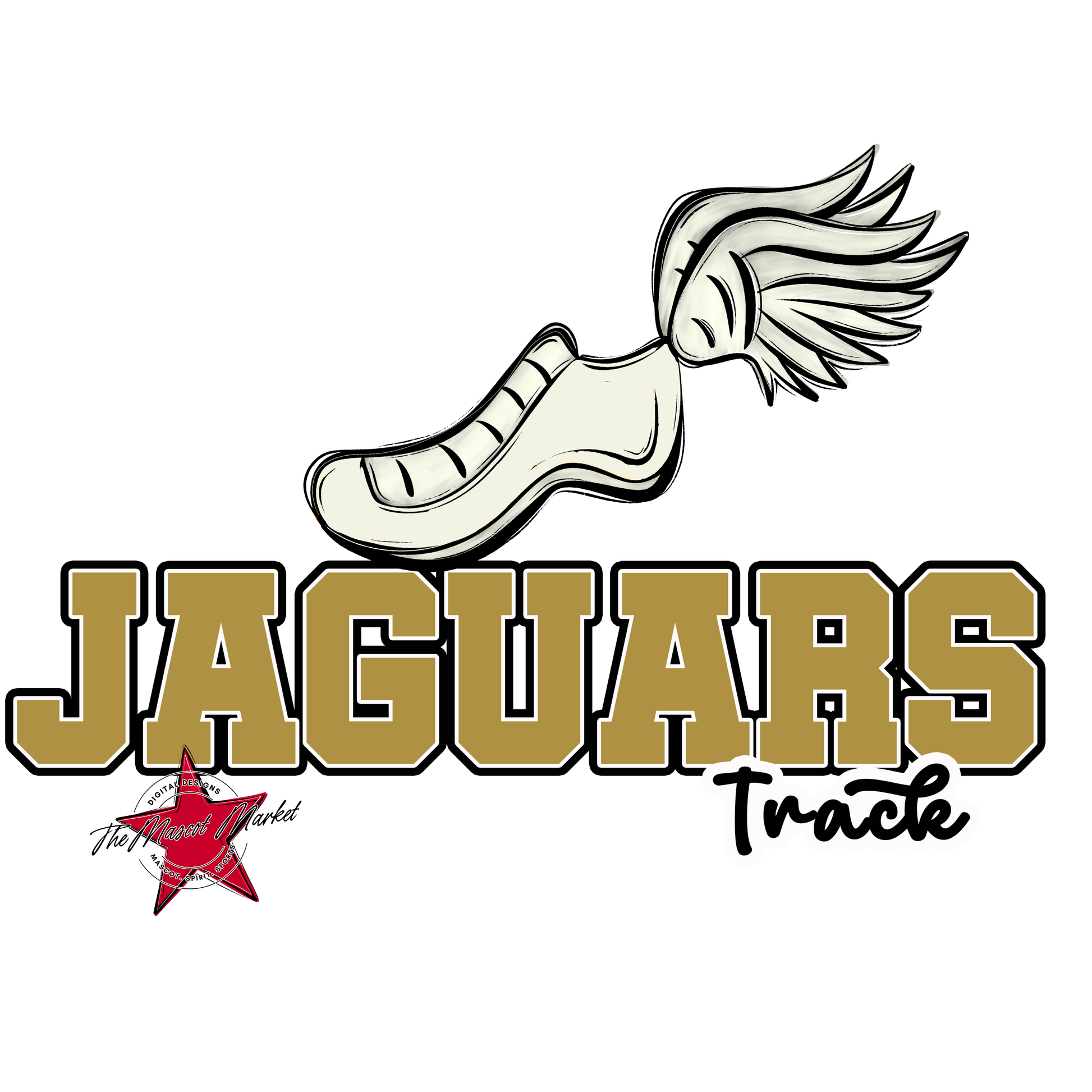 Jaguars Varsity Track-Gold
