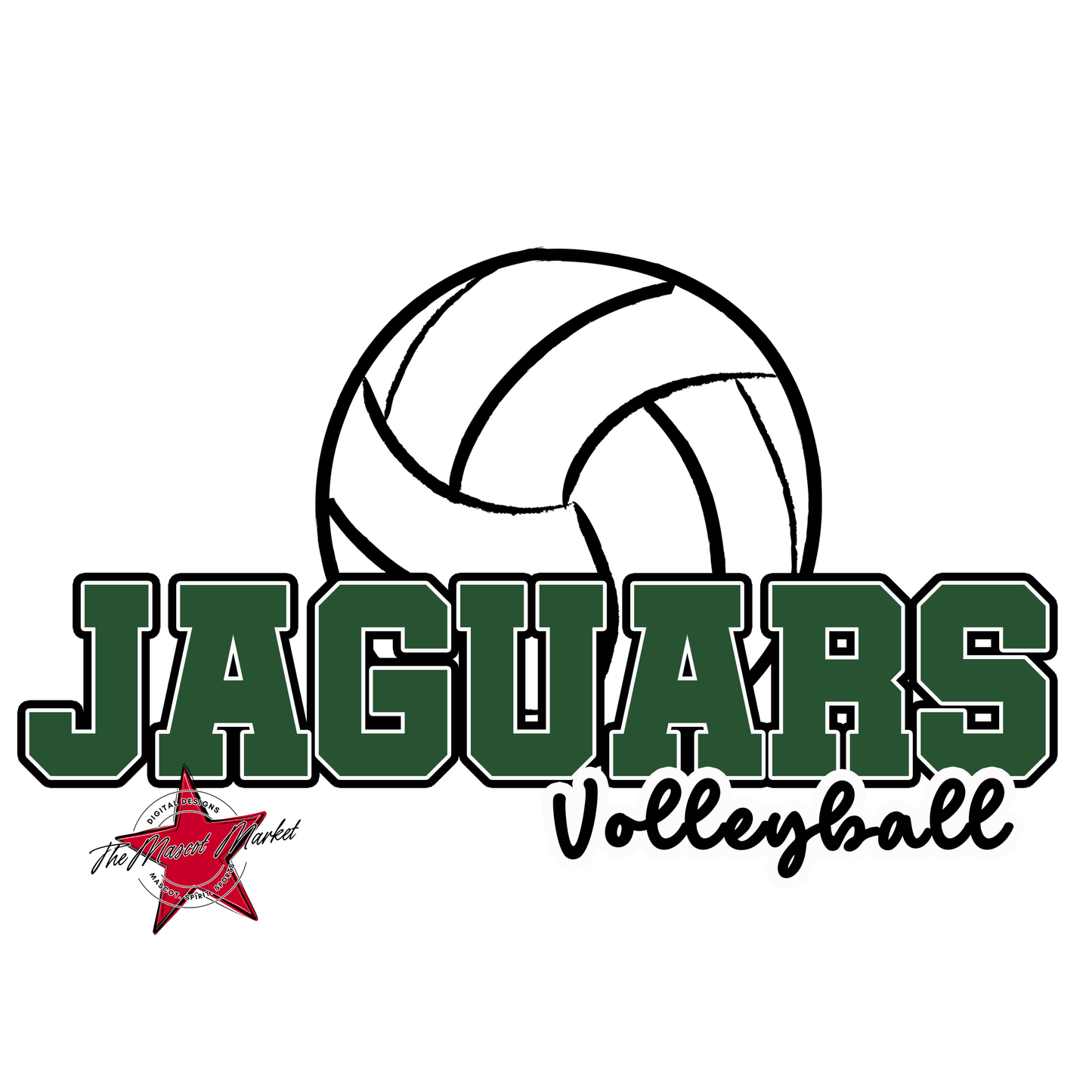 Jaguars Varsity Volleyball-Green