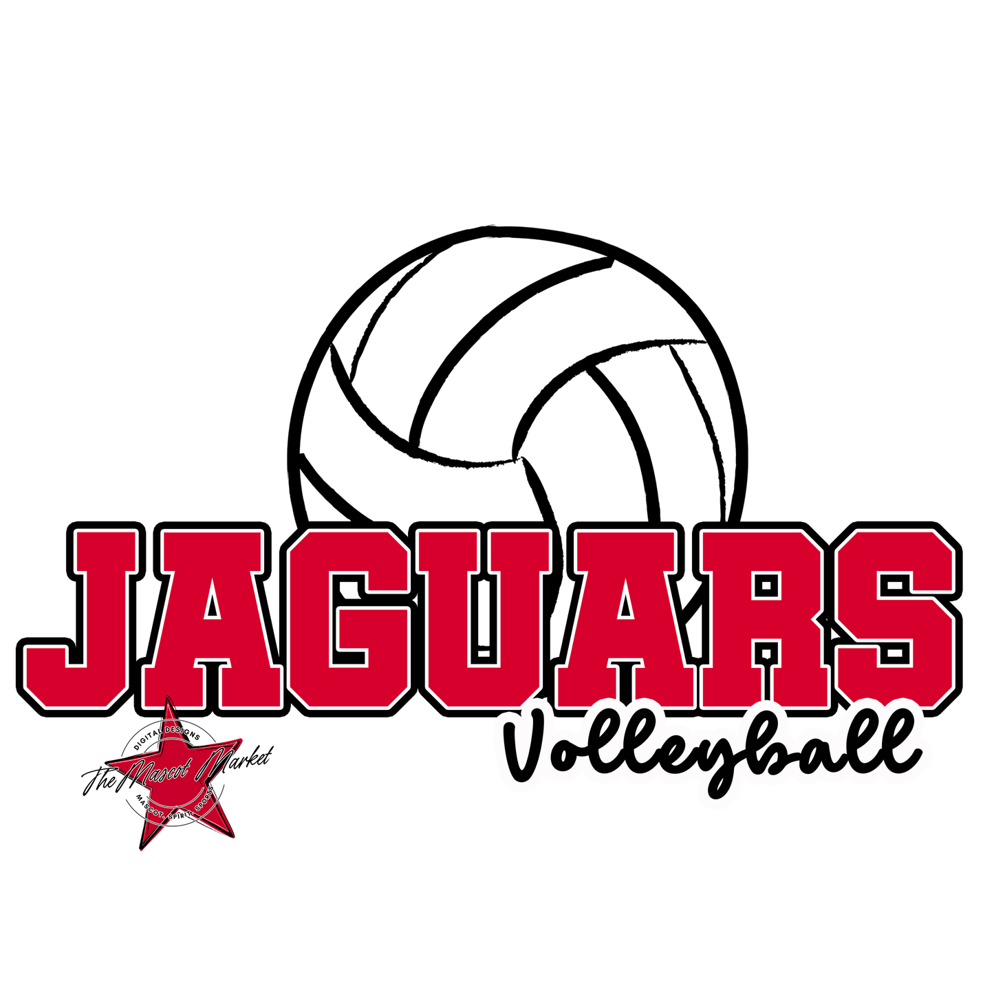 Jaguars Varsity Volleyball-Red