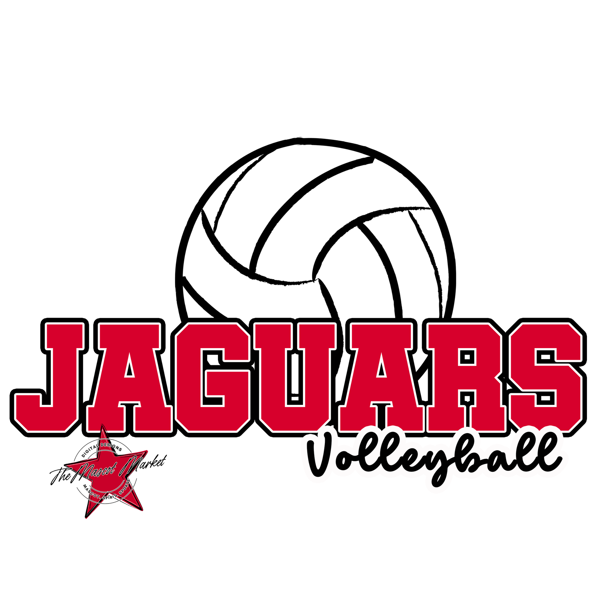 Jaguars Varsity Volleyball-Red