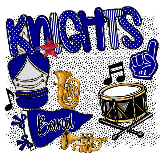 Knights Band Spirit-Blue