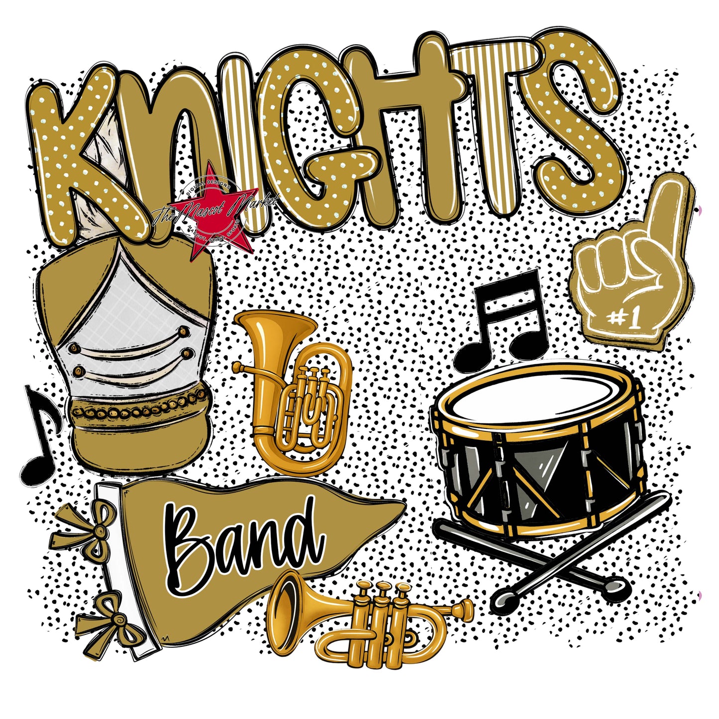 Knights Band Spirit-Gold