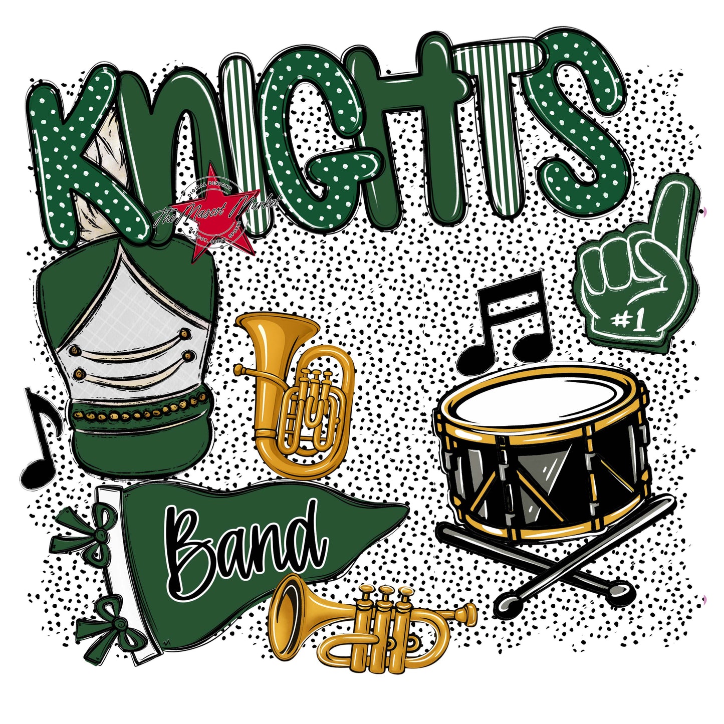 Knights Band Spirit-Green