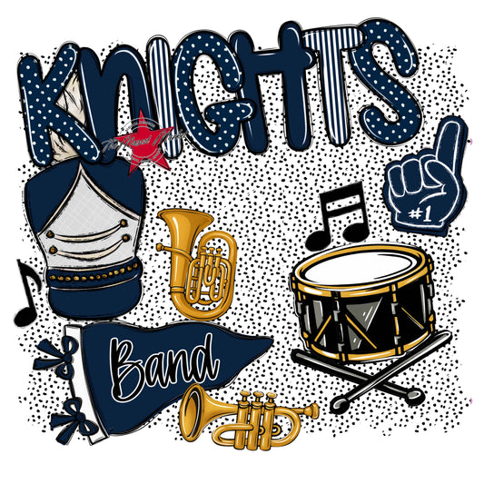 Knights Band Spirit-Navy