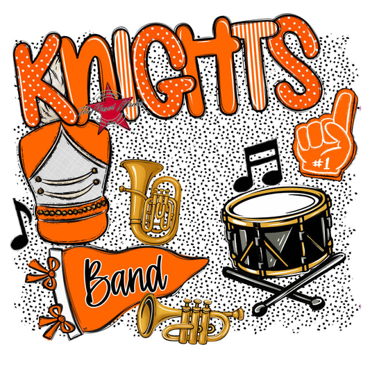 Knights Band Spirit-Orange