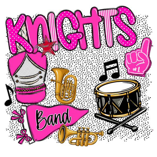 Knights Band Spirit-Pink