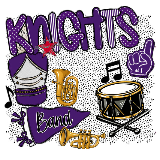 Knights Band Spirit-Purple