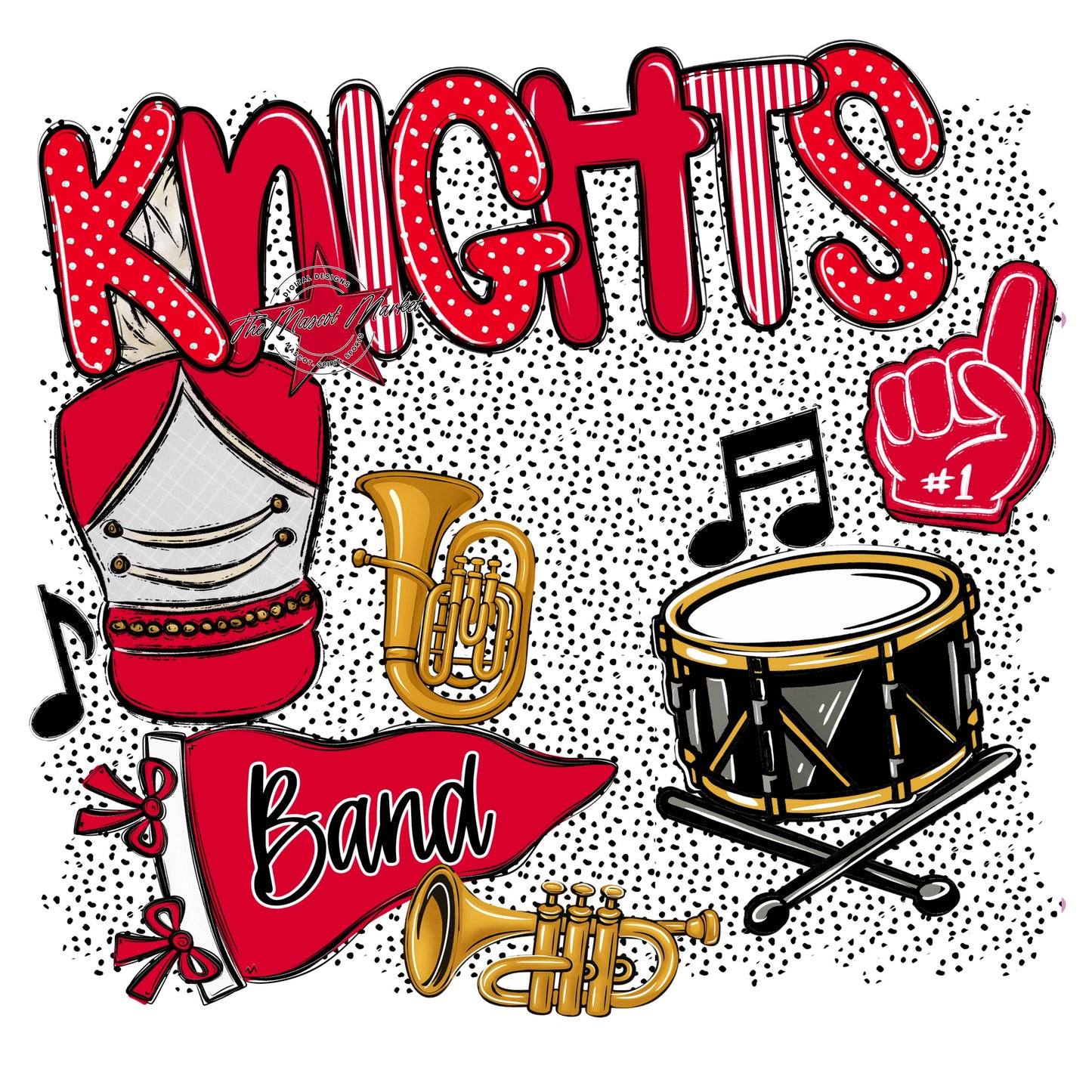 Knights Band Spirit-Red