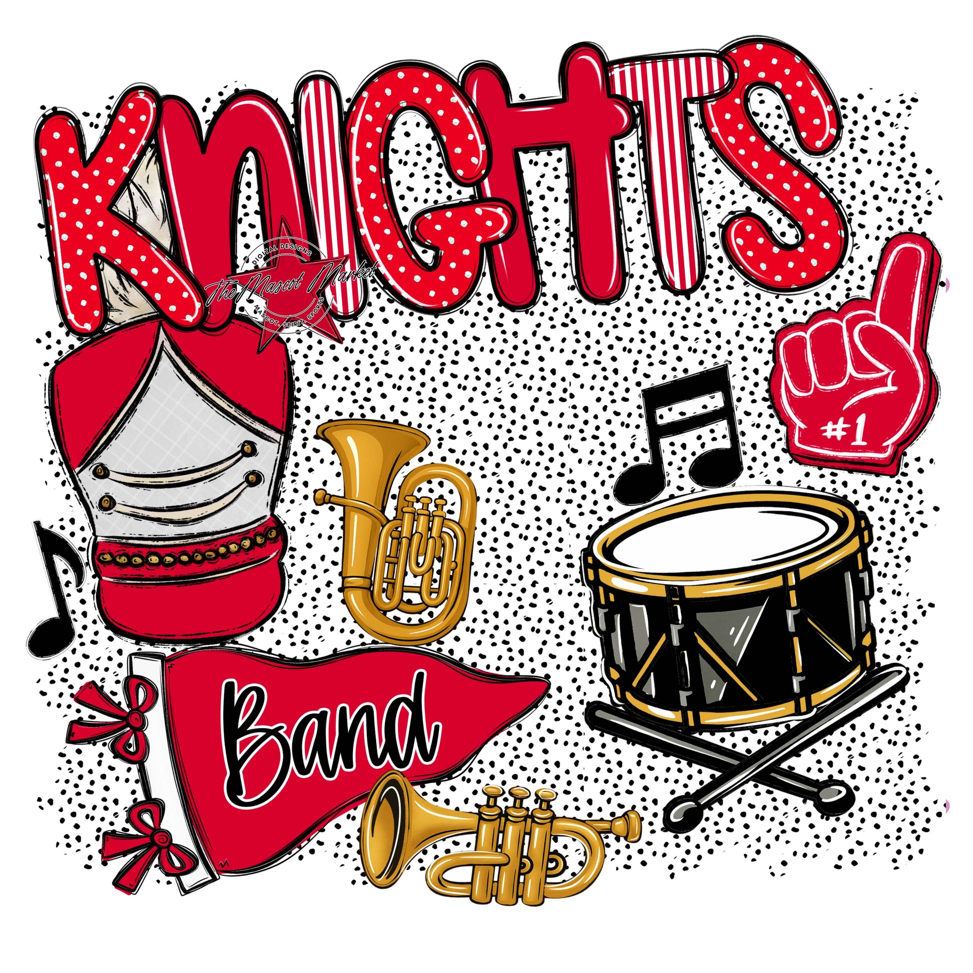 Knights Band Spirit-Red