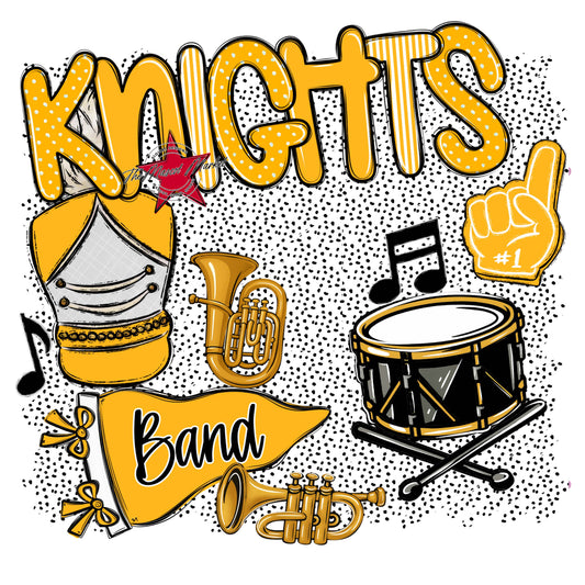 Knights Band Spirit-Yellow
