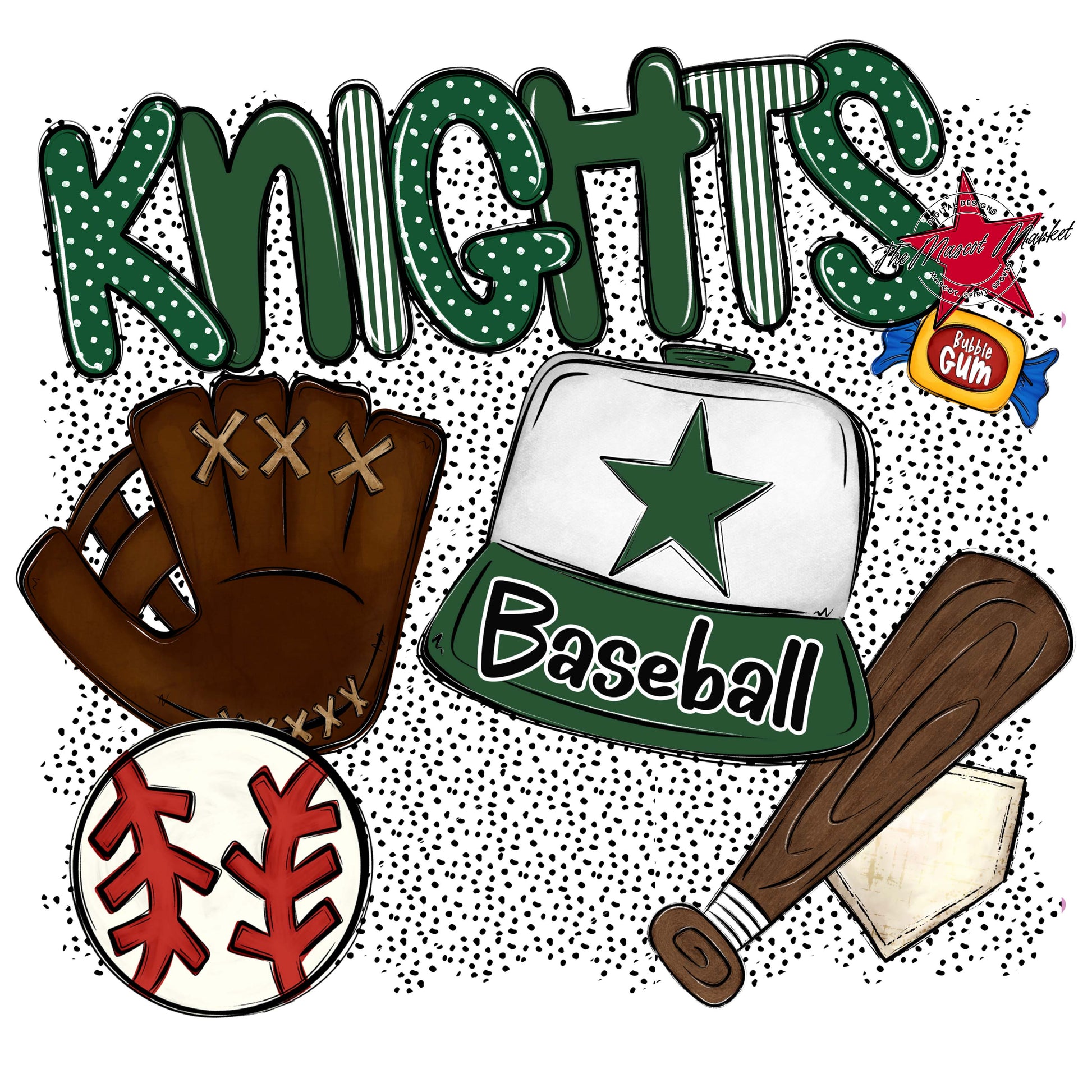 Knights Baseball Spirit-Green