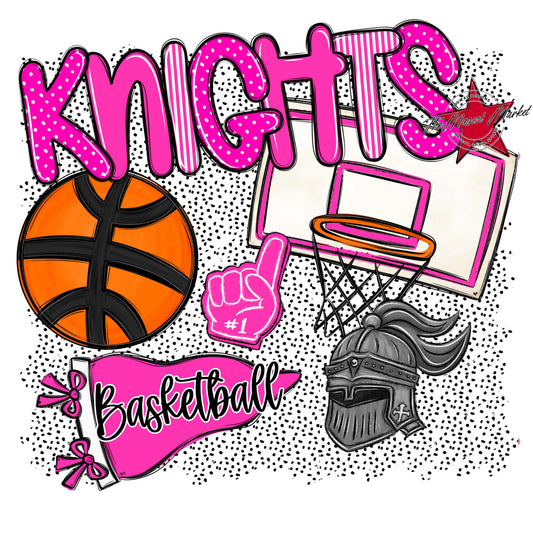 Knights Basketball Spirit-Pink