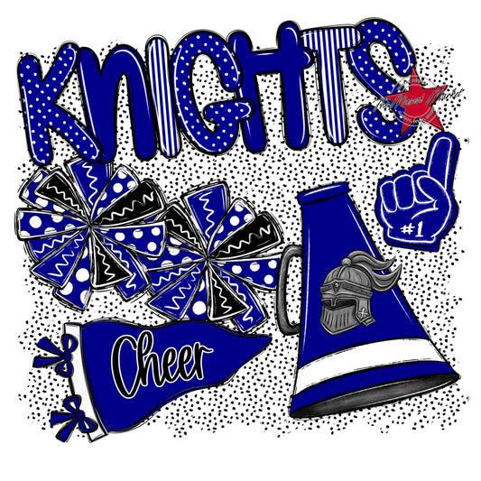 Knights Cheer Spirit-Blue