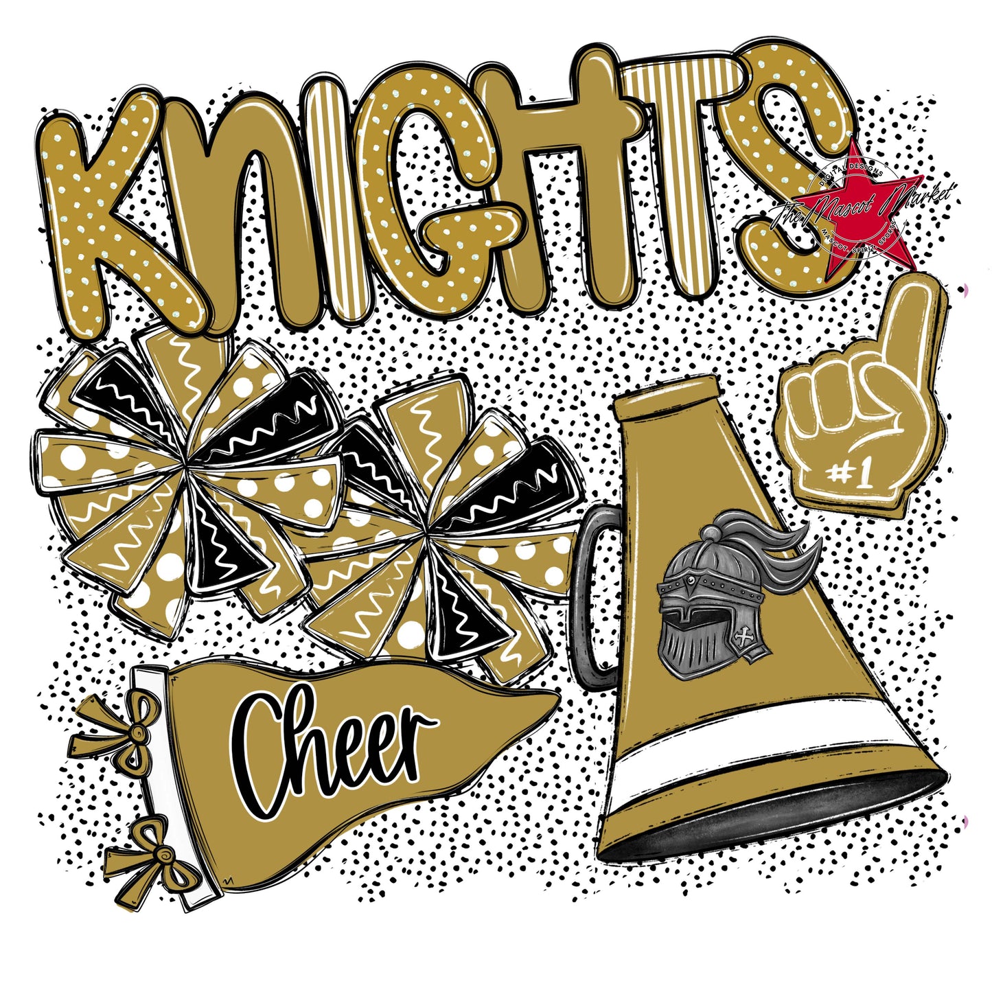 Knights Cheer Spirit-Gold