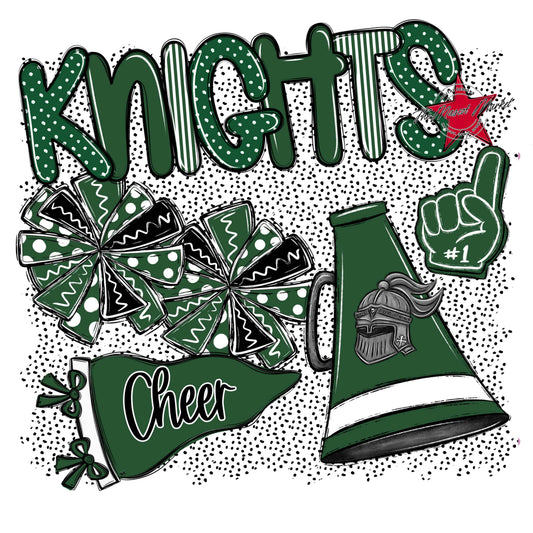 Knights Cheer Spirit-Green